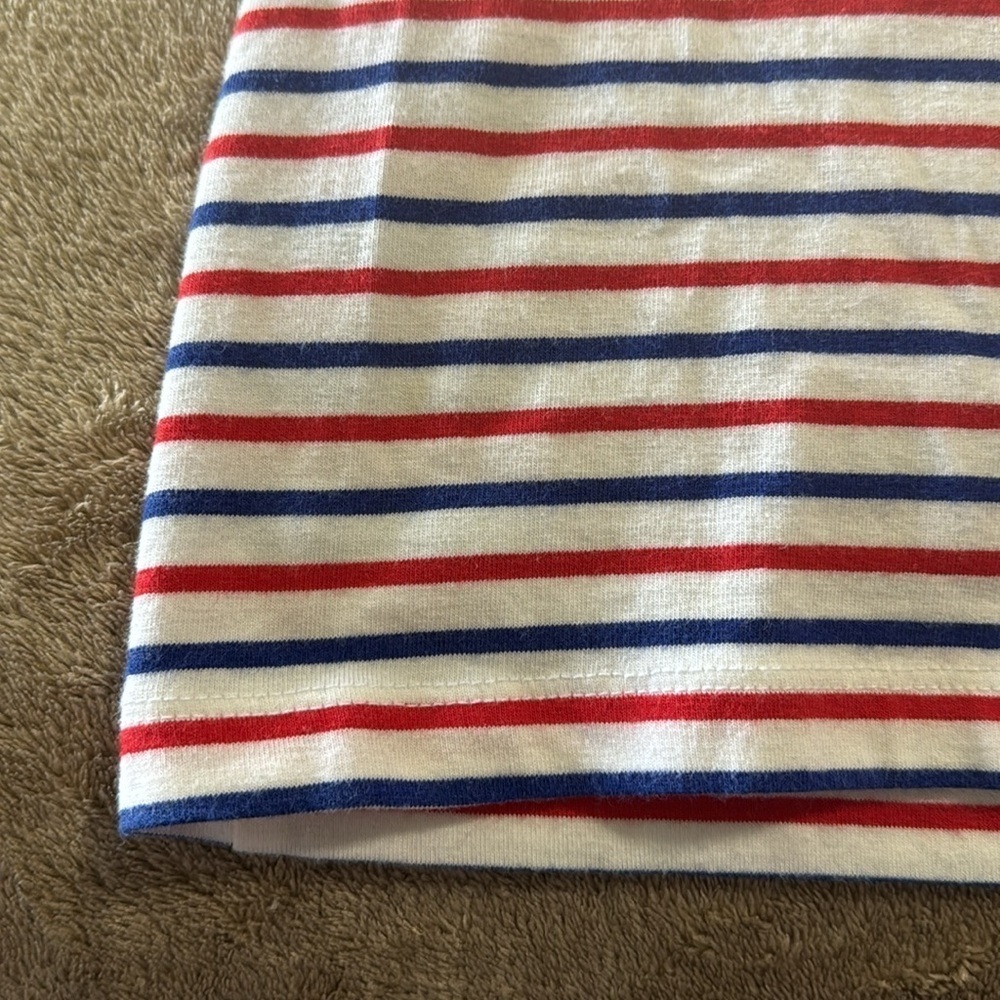 J.‎ McLaughlin Nicola Cotton Blend Striped Sleeveless Mini Dress - Picture 6 of 12